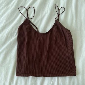 Brown Tank top